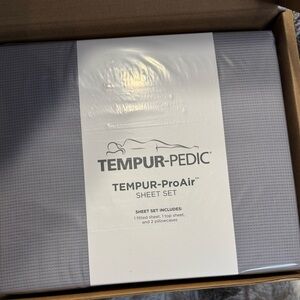 Tempur-Pedic ProAir Sheet Set Cal-King White - BRAND NEW 65%Cotton 35%Tencel